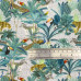 Animals & Birds in the Jungle on a light background 100% Digital Cotton