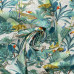 Animals & Birds in the Jungle on a light background 100% Digital Cotton