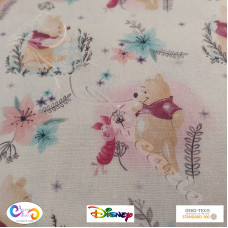 Disney "Winnie the Pooh & Piglet " 100% Cotton Print