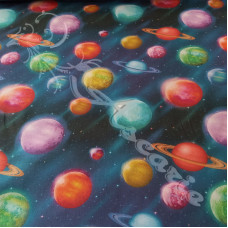 Digital Planets 100% Cotton