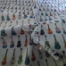 35cm Guitars on white 100%Cotton