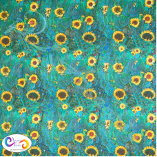 GUSTAV KLIMT Sunflower's Design 100% Cotton