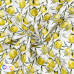 Lemons on White 100% Digital Cotton Print