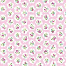 Dainty Flowers on Pink 100% Cotton