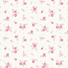 Ditsy Flowers Pink 100% Cotton