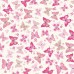 Pink Flutterby Butterflys 100% Cotton
