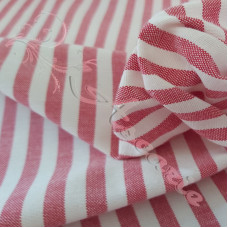 1/4" Red Stripe 100% Cotton 