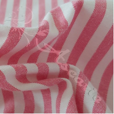 1/4" Pink Stripe 100% Cotton 