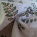 Cotton Rich Leaves on Linen Look Fabric