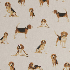 Cotton Rich Linen Beagles