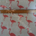  Cotton Rich Linen Pink Flamingos 