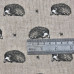 Cotton Rich Linen Look Vintage Hedgehogs