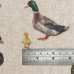 Digital Linen Mallards Cotton Rich Fabric 