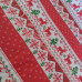 Cotton Rich Linen Look Scandi Christmas Red 