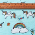  Unicorns & Rainbows Heavy Cotton Fabric