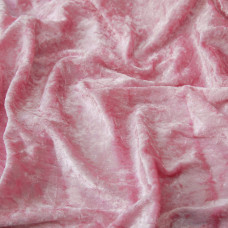 Crushed Velvet Baby Pink