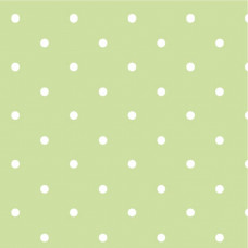 Green Dotty Spot 100% Cotton