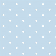 Dotty Spot Powder Blue 100% Cotton