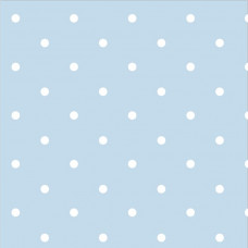 Dotty Spot Powder Blue 100% Cotton