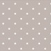 Taupe Dotty Spot 100% Cotton