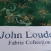 Christmas Sparkling Gold Holly on Green 100% Cotton from John Louden