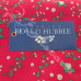 Christmas Mistletoe on Red 100% Cotton from Rose & Hubble