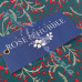 Christmas Red Berries on Green 100% Cotton from Rose & Hubble