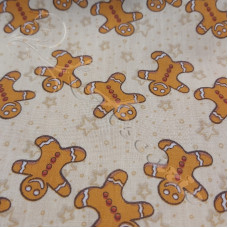 Gingerbread Polycotton Print