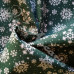 Nordic Snowflakes on Green Polycotton Print Design 1