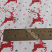 Nordic Reindeer on White Polycotton Print