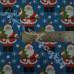 Santa  with Snowflakes Polycotton Print