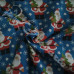 Santa  with Snowflakes Polycotton Print