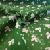 Angels on Green Polycotton Print
