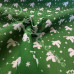 Angels on Green Polycotton Print