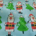 Father Christmas Polycotton Print Father Christmas Polycotton Print