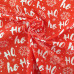 Ho ho ho on Red Polycotton Print