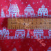 Christmas Houses Polycotton Print Christmas Houses Polycotton Print