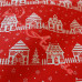 Christmas Houses Polycotton Print Christmas Houses Polycotton Print