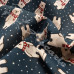 Polar Bears on Blue Polycotton Print