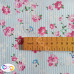 Retro Stripe with Flowers100% Cotton 54"