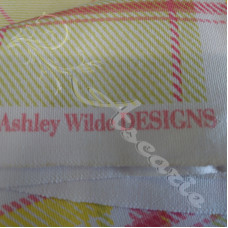 2.m Pink & Yellow Check Ashley Wilde Design Fabric 