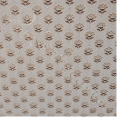 Beige Flowers in Diamonds 54" Wide Curtaining
