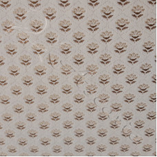 Beige Flowers in Diamonds 54" Wide Curtaining