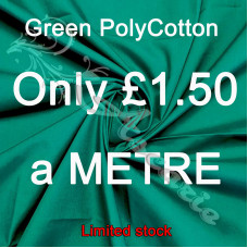 SPECIAL OFFER Green PolyCotton