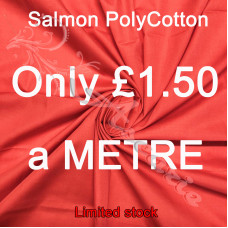 SPECIAL OFFER Salmon PolyCotton