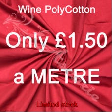 SPECIAL OFFER Wine PolyCotton