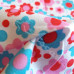 45cm Retro Daisies on White  100% Cotton