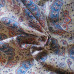 72cm Vintage Blues & Beige Paisley 100% Cotton