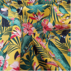 Tropical Toucans 100% Cotton Rose & Hubble