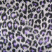 Purple Leopard Skin Dress Fabric